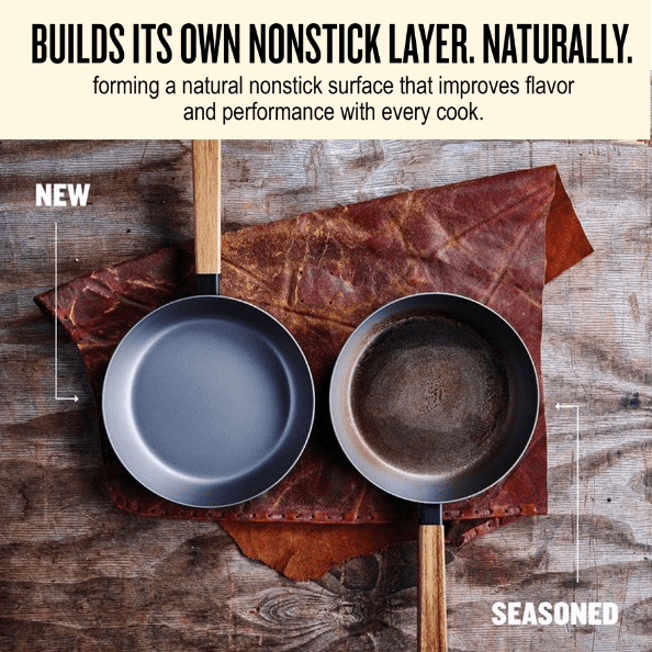 Forest 4 - Piece Carbon Steel Cookware Set - Alva Cookware